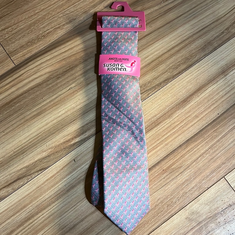 BCA Breast Cancer Awareness Necktie Pink NEW Susan G Komen